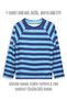 Uv Protection Striped Boys Swimwear T-Shirt - 2