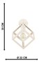 2 Pieces Cube Sconce White, Modern Wall Sconce, Decorative Wall Lighting, Living Room, Bedroom and Hallway Lighting - 7