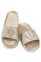 Girl's Slippers Gold Glitter Heart Beach Seaside Daily Slippers