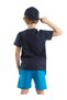 Shark Surf Boy Summer T-Shirt Shorts Set - 3