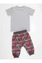 Triceratops Boy T-shirt Capri Shorts Set - 4