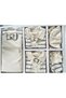 100% Cotton Newborn Baby Boy Hospital Discharge Set 10 Pieces – Cream with Striped Pattern and Bow Tie - 3