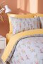 Begonvil Breathable Cotton Double Duvet Cover Set - 5