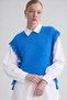 Knitwear Vest Shirt Double Set Saks - 4
