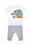 Racer Cars Boys Summer T-Shirt Pocket Capri Shorts Set - 3