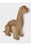 Dinos Unpainted Wooden Dinosaur Toy, Solid Beech, 18 Months+ - 2