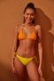 Basic Rope Tie Yellow Bikini Bottom - 3