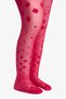 Tango Red Pretty Dotted Daisy Pantyhose - 3