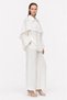 Volan Sleeve Shirt and Palazzo Set - 2