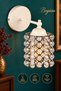 Crystal Sconce White