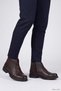 Men's Brown Zippered Genuine Leather Classic Boots - 4