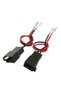 2 Pcs Car Audio Speaker Wiring Harness Adapter Connector PC2-805 for Audi for VW Etc ABS Plastic Car