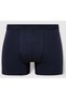 3 Pieces Men's Boxers Dark Blue - 2