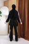 Women's Hijab 2 Thread Chinese Button and Stripe Detailed Top and Bottom Set |   100% Cotton |   Comfortable Suit for Daily Use |   Modern Design, Stylish and Sporty Women's Hijab Top and Bottom Set Model - 5