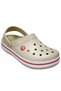 Crocband Beige Beige Unisex Slippers 11016-1as - 2