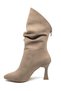 Feles Women's Back Zippered Drawstring Boots MINK - 3