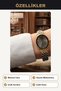 Women's Wristwatch with Oval Stone Detail - 6
