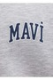 0611716-900 Logo Printed Crew Neck Sweatshirt Gray - 7