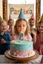 Pearl Detailed Sea Breeze Themed Number Candle and Balloon Stand Set - Birthday Party Decorations (Ages 0-9) - 6