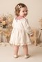 Baby Girls' Collared Floral Lined Long Sleeve Dress for Birthday, Party, Wedding, Special Occasion - 2