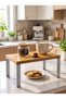 Wooden Cabinet Organizer Shelf, Metal-Leg Kitchen Bathroom Countertop Organizer - 5