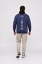 Men's Plus Size Crew Neck Sweat Hlsnk 23204 INDIGO - 3