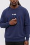 Men's Plus Size Crew Neck Sweat Hlsnk 23204 INDIGO - 2