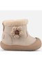 Winter Rubber Sole Furry Orthopedic Children's Boots Beige - 3