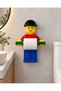 Toilet Paper Holder Toilet Roll Holder Model with Hat - Large Size - Lego Man Toilet Paper Holder - 3