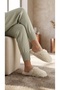 Women's White Closed-Front Extra Long Soft Furry House Slippers 2cm Bynd04 - 3
