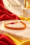 Yellow Red Fan Bracelet - Macrame Bracelet - Gift Bracelet - Rope Bracelet - Knitted Bracelet