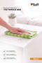 Begonie Microfiber Dusting Cloth Multi-Purpose Large Surface Cloth with Stripes 70X50 cm Green - 4