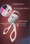 White Portable Electric Eyelash Curler - 3