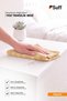 Begonie Microfiber Dusting Cloth Professional General Cleaning Cloth with Stripes 70X50 cm Yellow - 4