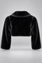 Plush Long Sleeve Girls' Bolero M00681 Black - 3