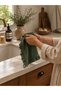 100% Cotton 4-Layer 2-Piece Muslin Kitchen Towel and Drying Cloth - 3