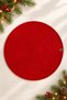 Red 2 Pieces 32cm Supla Plate Mat / American Service Mat / Plate Mat - 2
