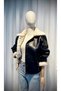 Women's Black Fur Lined Buttoned Leather Coat - 2