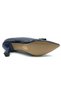 Feles 5 cm Heel Buckle Detailed Stiletto Women's Shoes Dark Blue - 6