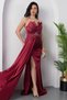 Satin Strapless Evening Dress - 13455 - 5