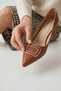 Lara Taba Buckle (4cm) Pointed Toe Heeled Shoes - 2