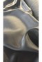 Satin Evening Dress Black Fabric