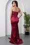Satin Strapless Evening Dress - 13455 - 8