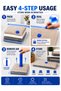 Vacuum Storage Bags with Hand Pump – Reusable Space Saving Compression Bag Set - 5