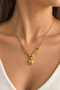 Women's Steel Necklace Tfany Classic Mix Chain Heart Model Necklace - 2
