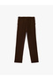 Cotton Fleece-Lined Pants Look Sweatpants with Tie-Up Waist - 2