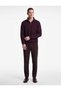 Shawl Collar Regular Fit Long Sleeve Zippered Sweatshirt
