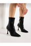 Black Stretch 8.5 cm Medium Women's High Heel Boots