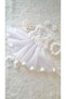 Daisy Floral Baby Girl Special Occasion Dress Set with Badge - Birthday, Mawlid, Eid