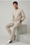 Men's Oysho Quality Relaxed Fit Crew Neck Long Sleeve Bottom-Top Double Set - 3